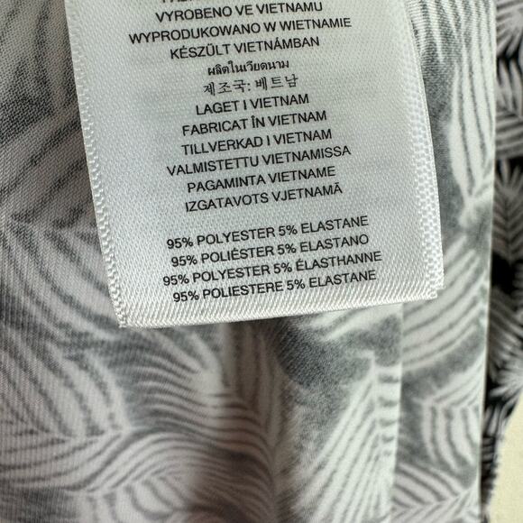 MICHAEL Michael Kors Palm Leaf Print Lightweight Stretchy Above Knee Dress Sz S - Picture 6 of 7